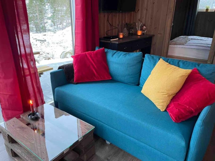 Cosy Cabin Between Lake And Mountain Treungen Exterior foto