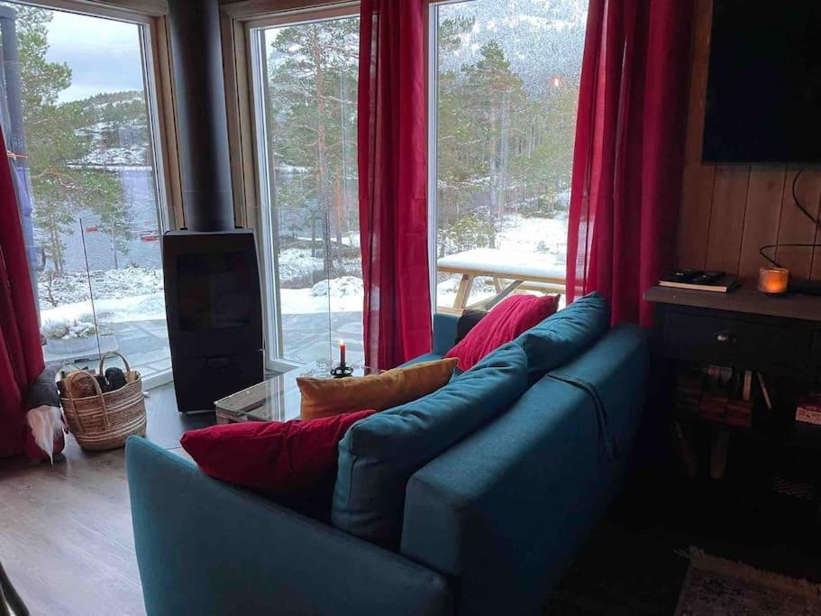 Cosy Cabin Between Lake And Mountain Treungen Exterior foto