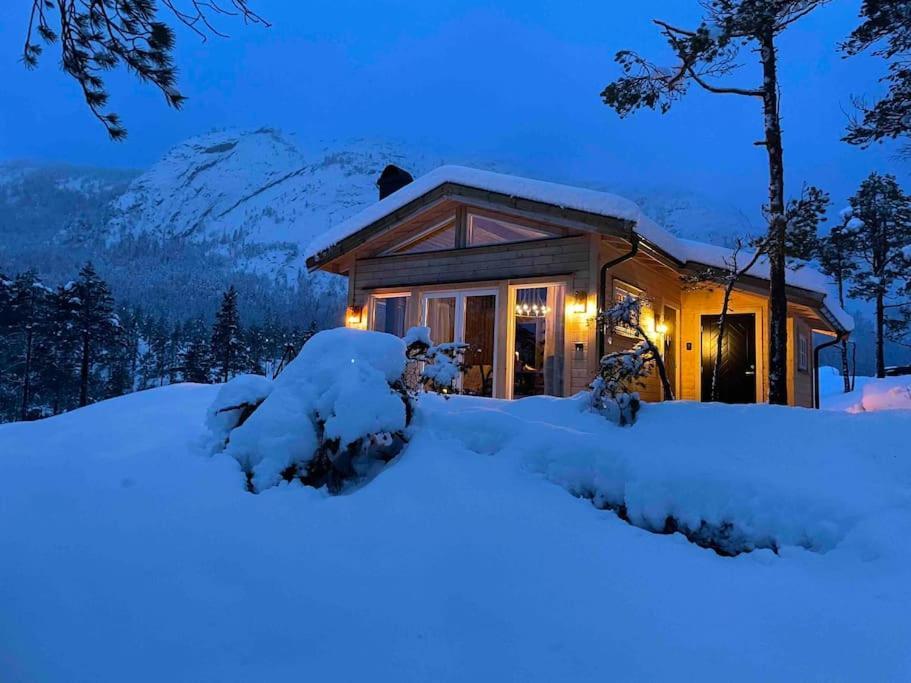 Cosy Cabin Between Lake And Mountain Treungen Exterior foto