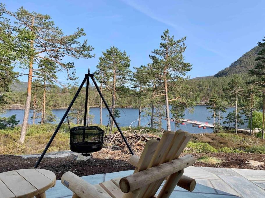 Cosy Cabin Between Lake And Mountain Treungen Exterior foto