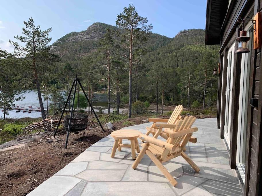 Cosy Cabin Between Lake And Mountain Treungen Exterior foto